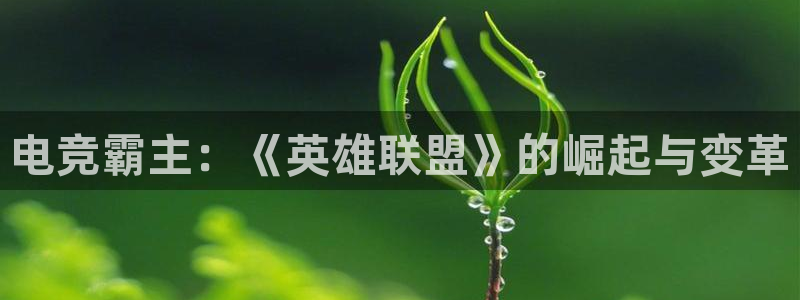 雷火电竞官网登录：电竞霸主：《英雄联盟》的崛起与变革