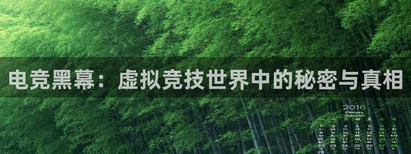 tf雷火电竞网页版：电竞黑幕：虚拟竞技世界中的秘密与真相