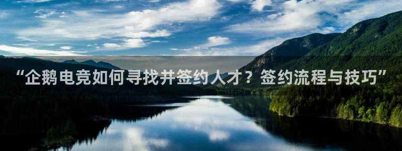 雷火电竞是干什么的：“企鹅电竞如何寻找并签约人才？签约流程与技巧”