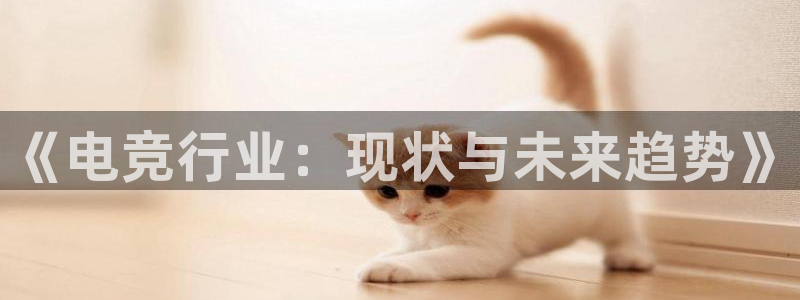 雷火电竞靠谱吗：《电竞行业：现状与未来趋势》
