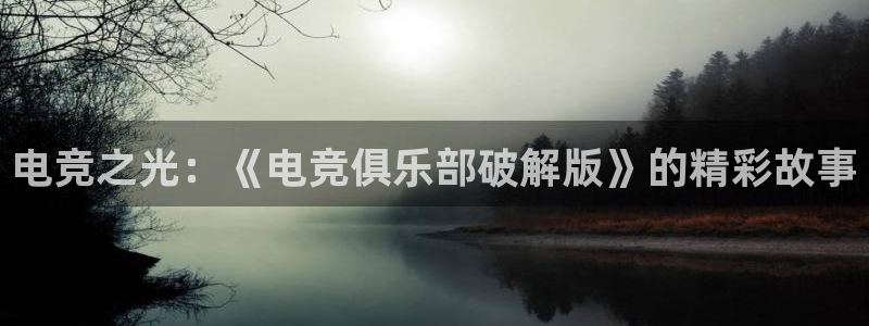 雷火电竞官网首页：电竞之光：《电竞俱乐部破解版》的精彩故事